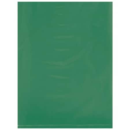 Bsc Preferred 9 x 12'' - 2 Mil Green Flat Poly Bags, 1000PK BUY04001349